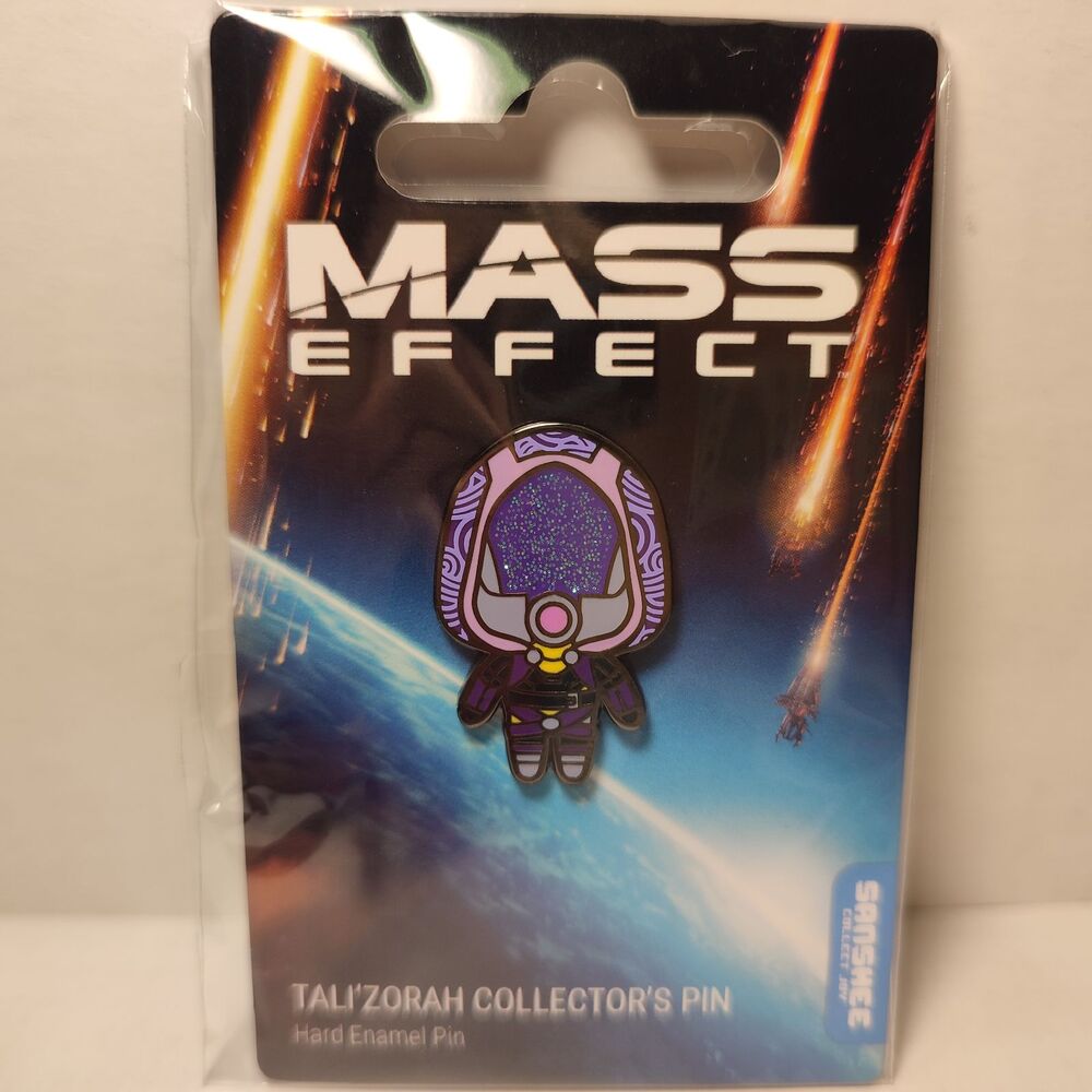 Mass Effect Tali Zorah Enamel Pin Official Collectible Figure Brooch Badge